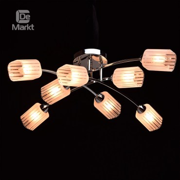 Люстра потолочная DeMarkt 638011808 Олимпия 8x60W E14